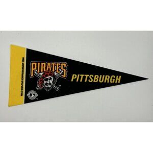 Pittsburgh Pirates Vintage MLB Mini Pennant 9in x 4in Felt Banner Flag Baseball